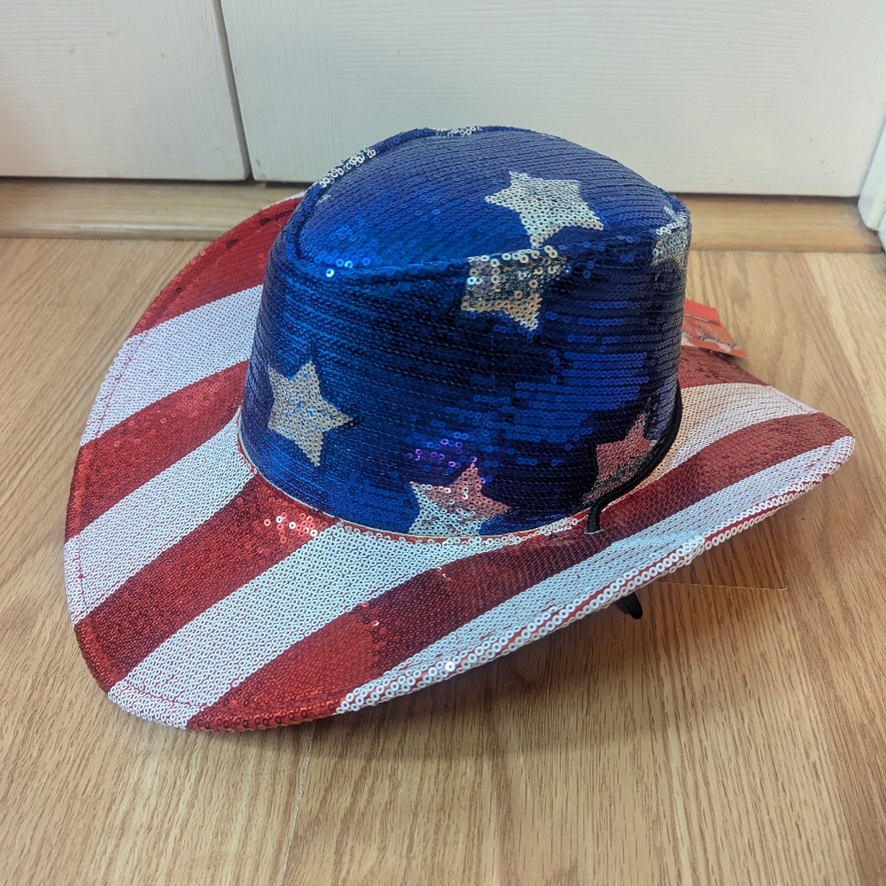 Cowboy Hat American Flag